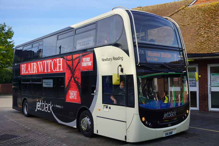 Reading Buses Jet Black Alexander Dennis Enviro400 1206